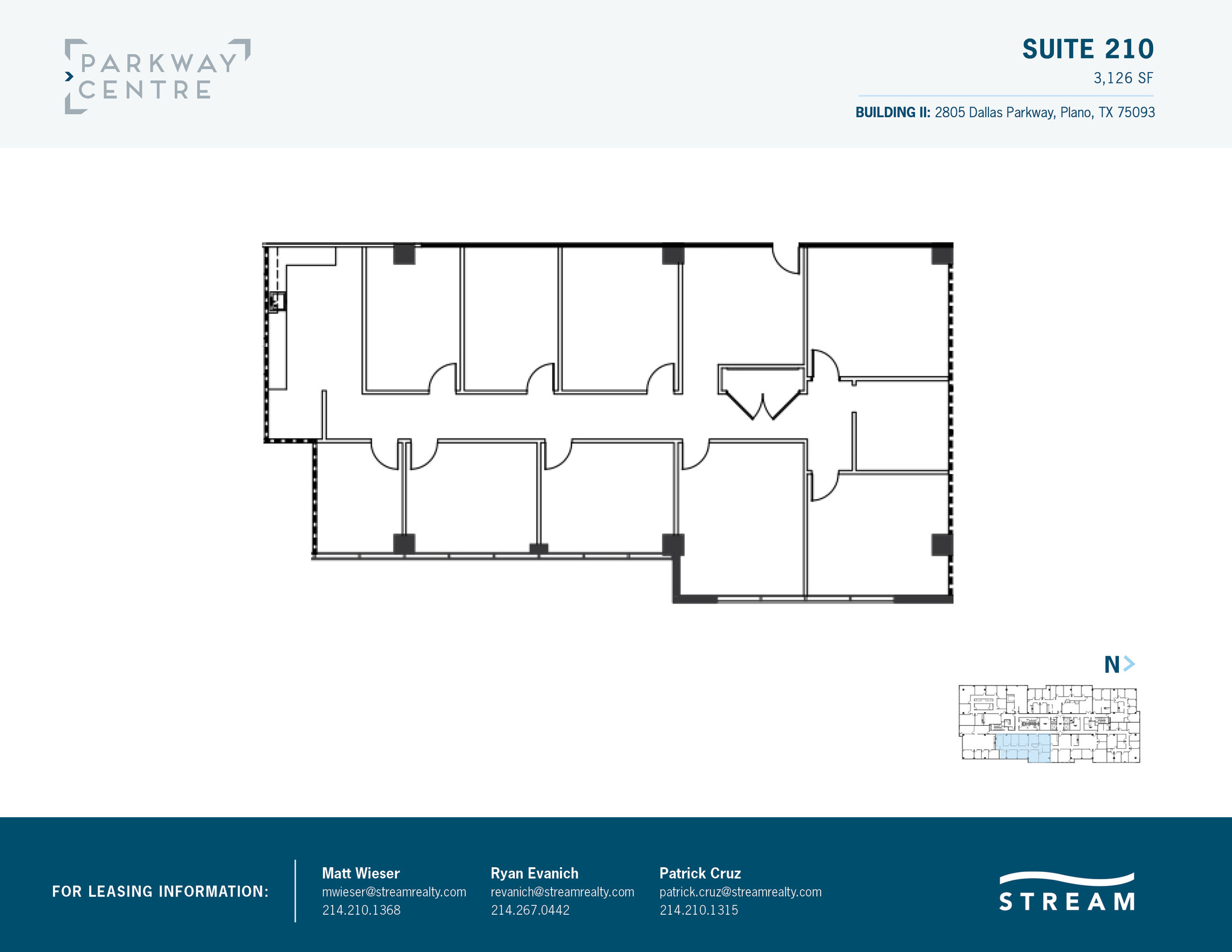 2805 Dallas Pkwy, Plano, TX for rent Floor Plan- Image 1 of 2