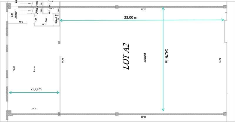 Light Industrial in Gennevilliers to rent - Floor Plan - Image 3 of 4