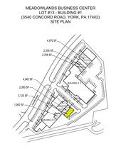 3500-3540 Concord Rd, York, PA for rent Site Plan- Image 2 of 4