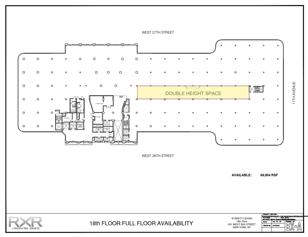 601 W 26th St, New York, NY to rent Floor Plan- Image 1 of 10