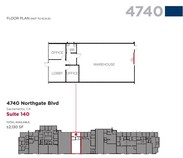 4700 Northgate Blvd, Sacramento, CA to rent Floor Plan- Image 1 of 1