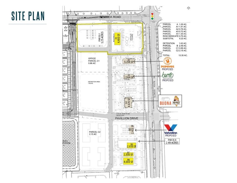 15951 S Route 59, Plainfield, IL for rent - Site Plan - Image 2 of 2