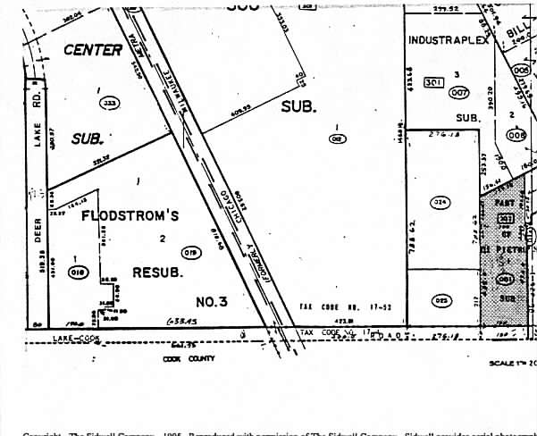 420 Lake Cook Rd, Deerfield, IL for rent - Plat Map - Image 2 of 7