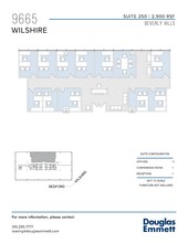 9665 Wilshire Blvd, Beverly Hills, CA for rent Floor Plan- Image 1 of 2