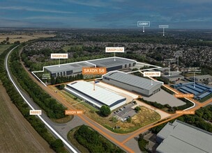Saxon Way, Corby, NTH - Aerial map view - Image1