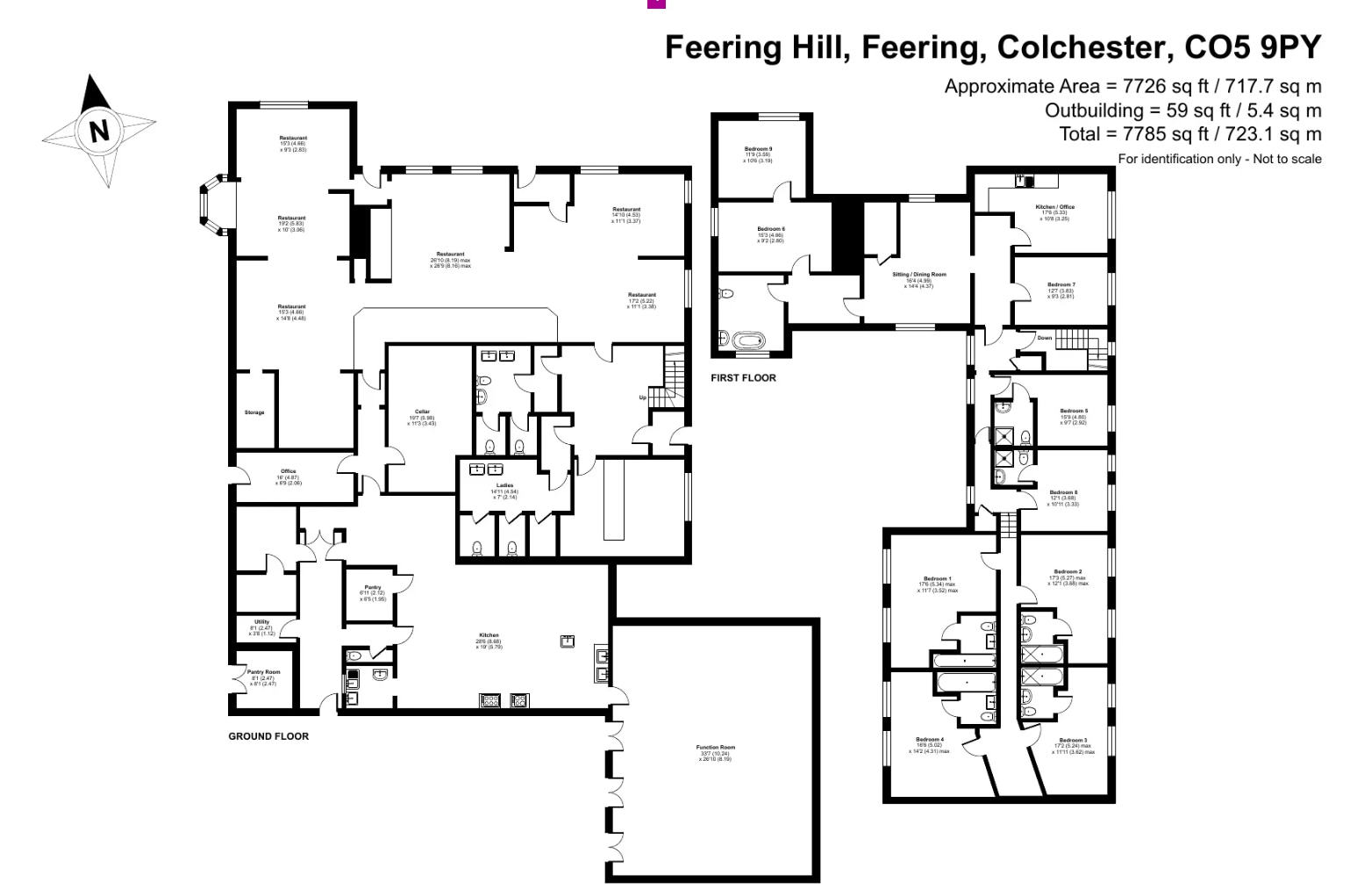 132 Feering Hl, Feering to rent Floor Plan- Image 1 of 14