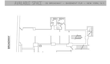 32 Broadway, New York, NY for rent Floor Plan- Image 2 of 2