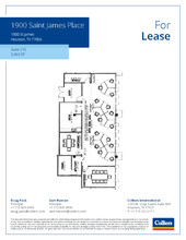 1900 St James Pl, Houston, TX for rent Floor Plan- Image 1 of 1