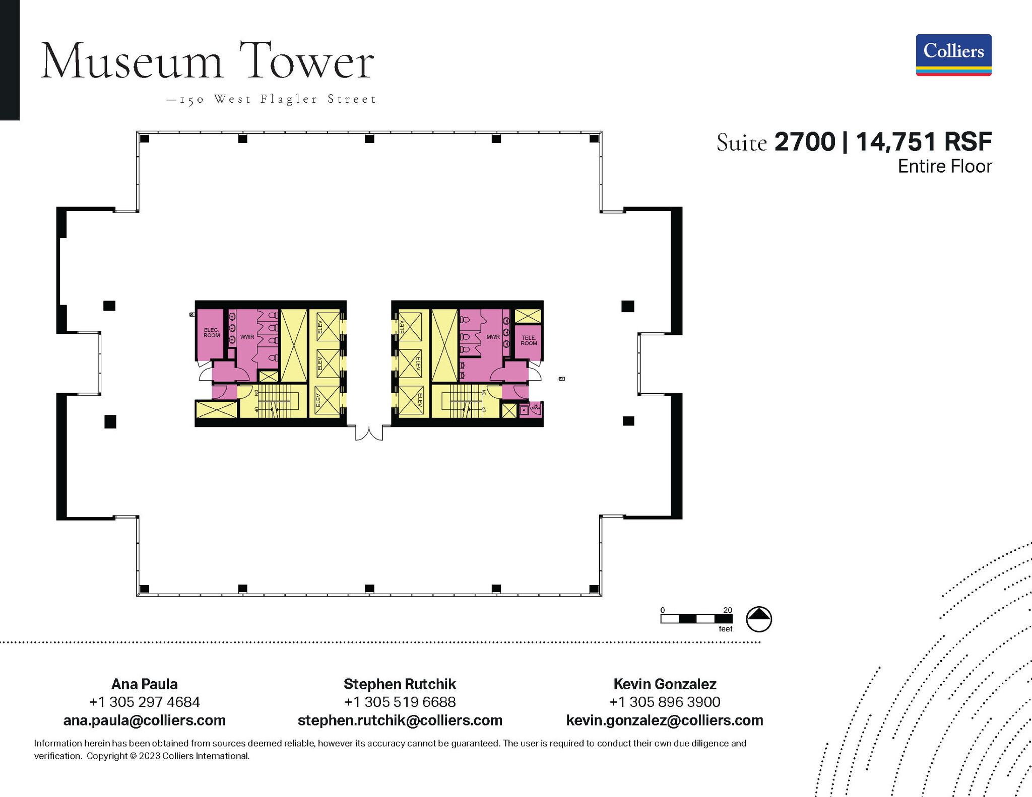 150 W Flagler St, Miami, FL for rent Floor Plan- Image 1 of 1