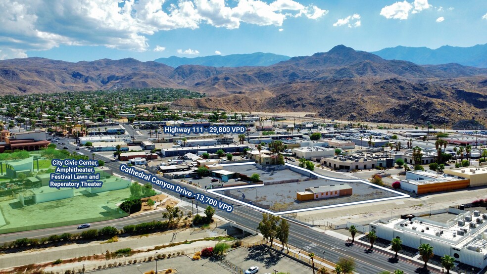 36601 Cathedral Canyon Dr, Cathedral City, CA for rent - Aerial - Image 1 of 13