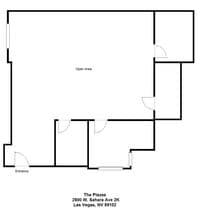2800 W Sahara Ave, Las Vegas, NV to rent Floor Plan- Image 1 of 1
