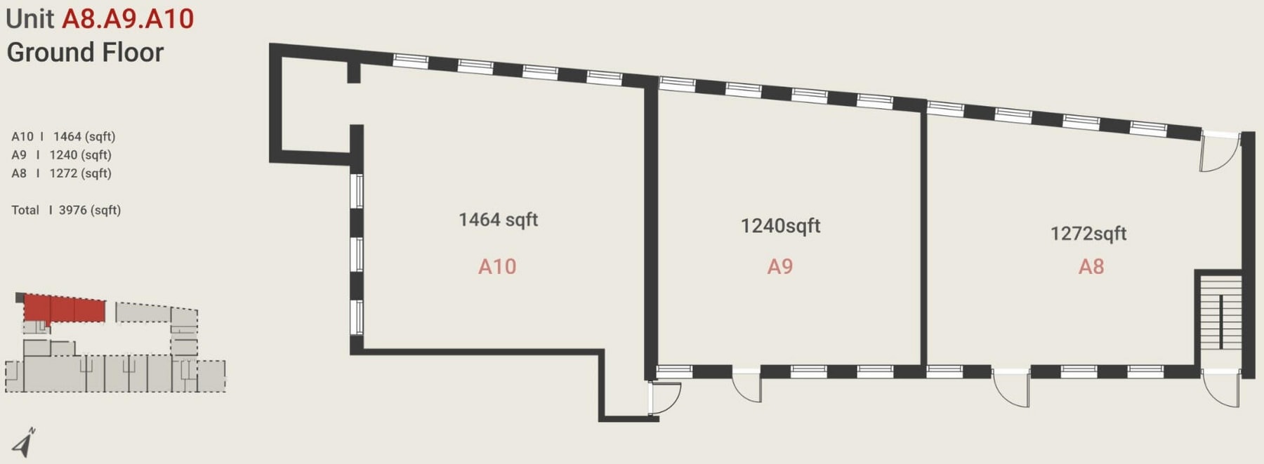 2-10 Bradford Rd, Manchester, GTM M40 7EZ - Unit A8+A9+A10 -  - Floor Plan - Image 1 of 1