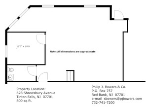 628 Shrewsbury Ave, Tinton Falls, NJ for rent Floor Plan- Image 1 of 1