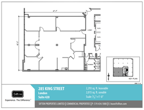 285 King St, London, ON for rent Floor Plan- Image 1 of 1