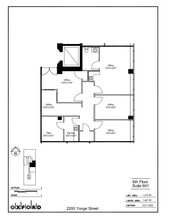 2200 Yonge St, Toronto, ON for rent Floor Plan- Image 1 of 1