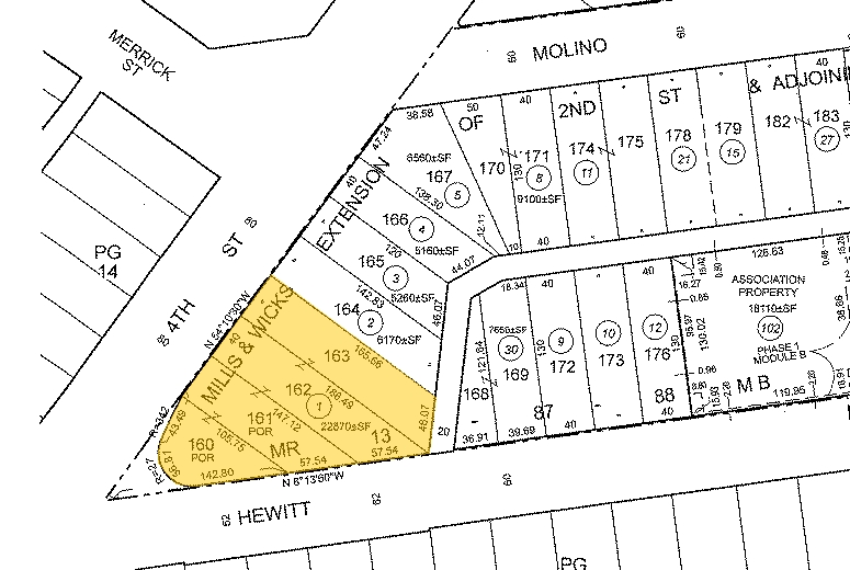 940-944 E 4th St, Los Angeles, CA for rent - Plat Map - Image 3 of 3