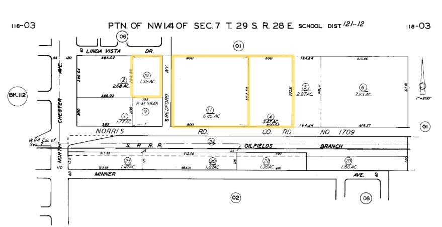 Oildale Industrial Portfolio portfolio of 3 properties for sale on LoopNet.co.uk - Plat Map - Image 2 of 5