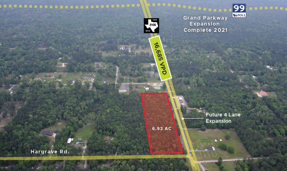 Hargraves Rd & FM 2100, Huffman, TX 77336 UK