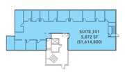 Suite 101 Floor Plan