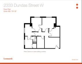 2329-2333 Dundas St W, Toronto, ON for rent Floor Plan- Image 1 of 1