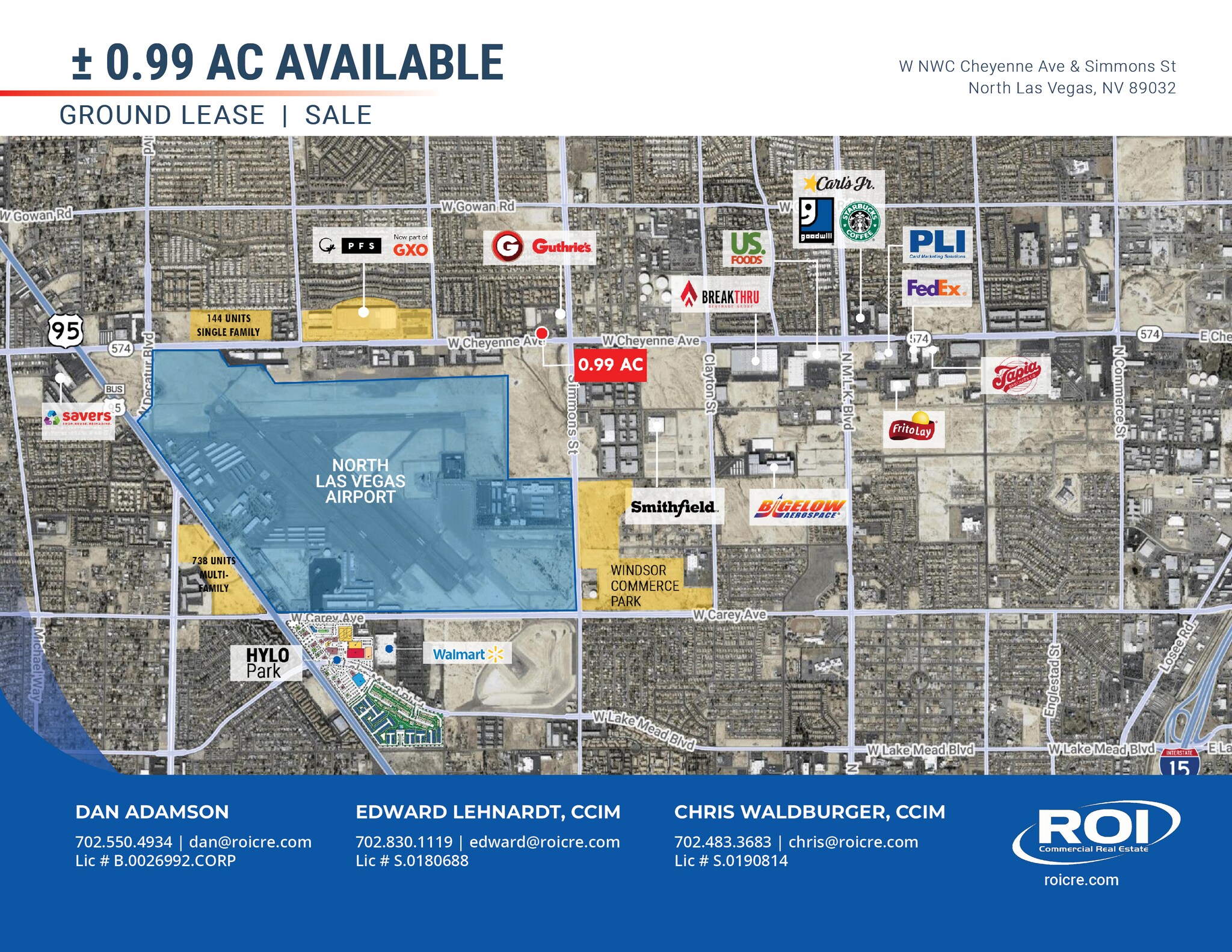 3000 Cheyenne, North Las Vegas, NV to rent Aerial- Image 1 of 4