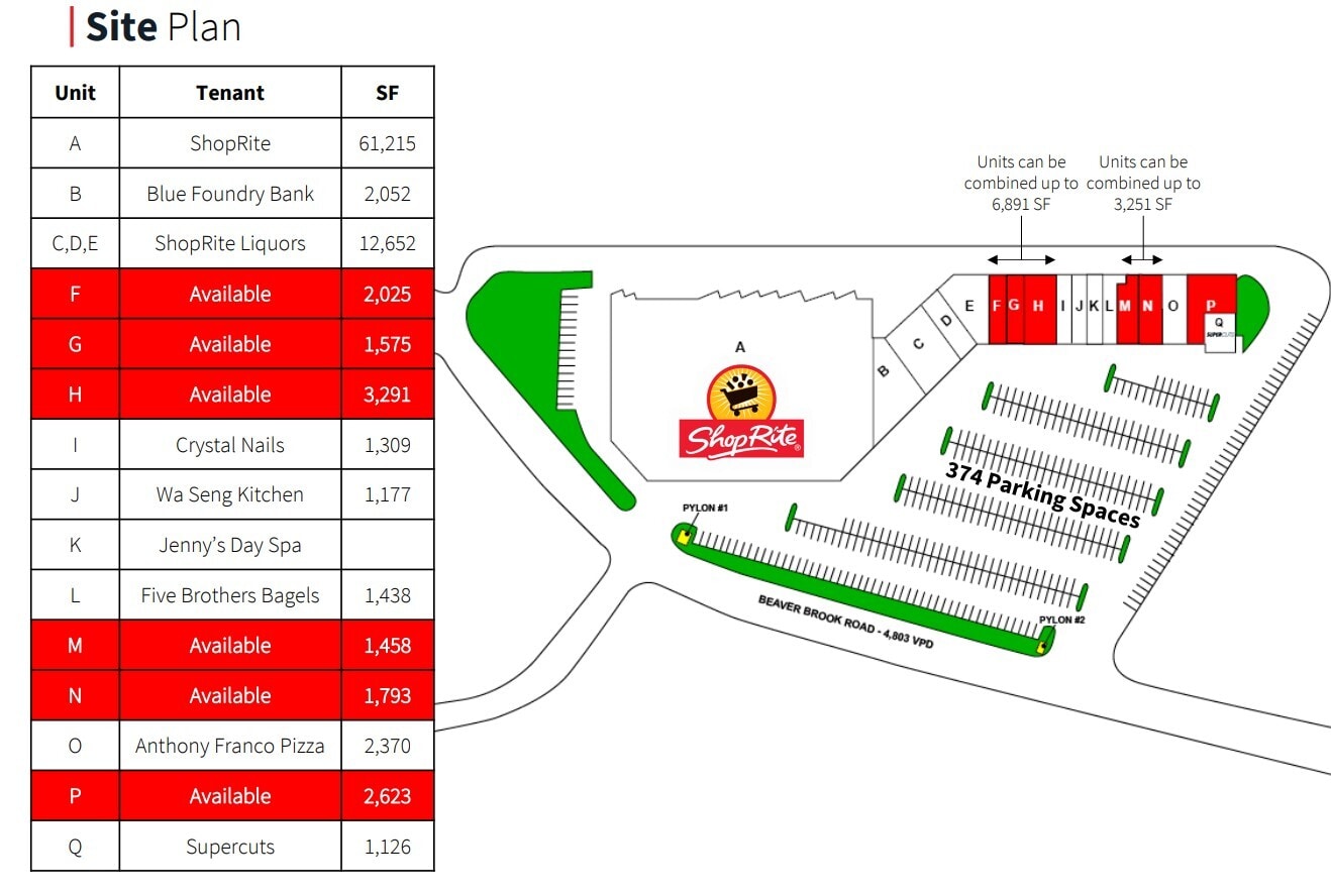 60 Beaverbrook Rd, Lincoln Park, NJ to rent Site Plan- Image 1 of 1