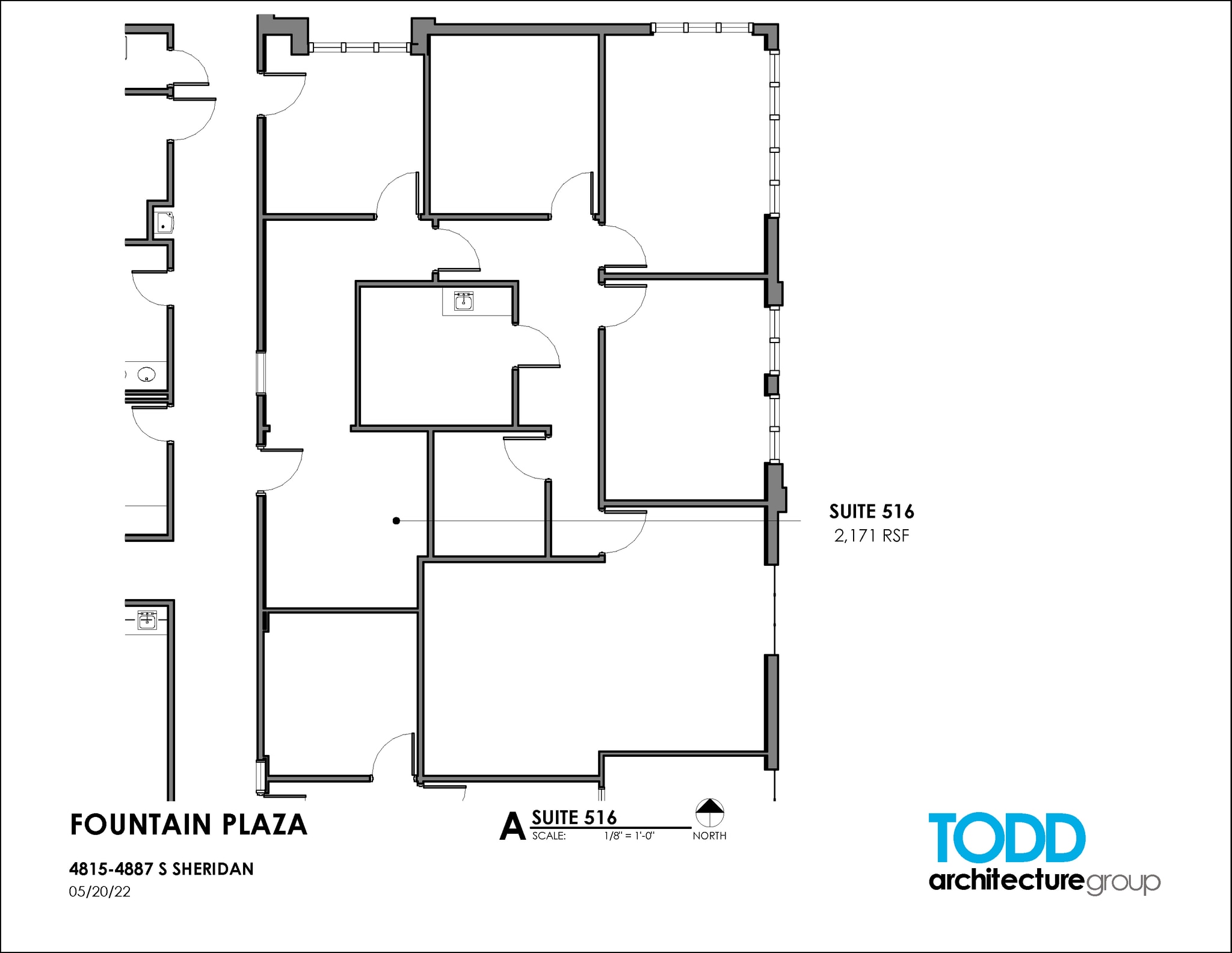 4815-4821 S Sheridan Rd, Tulsa, OK for rent Floor Plan- Image 1 of 2