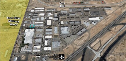 5 Butterfield Trail Blvd, El Paso, TX - aerial  map view