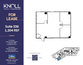 15400 Knoll Trail Dr, Dallas, TX for rent Floor Plan- Image 1 of 2