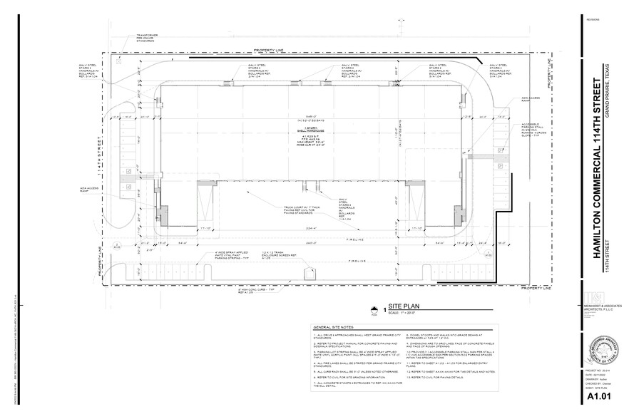 2250 114th St, Grand Prairie, TX for rent - Site Plan - Image 2 of 3