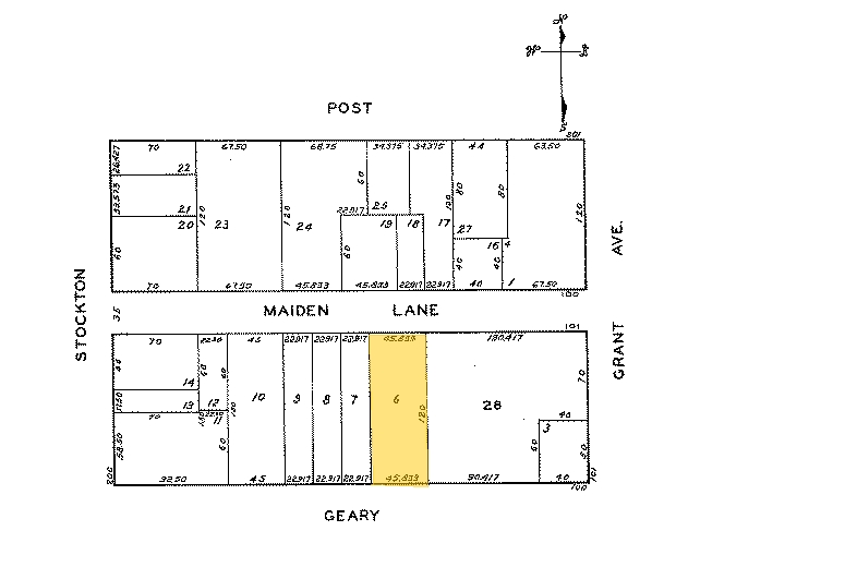 140 Geary St, San Francisco, CA for rent - Plat Map - Image 2 of 3