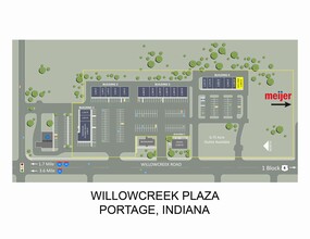 3283-3369 Willowcreek Rd, Portage, IN for rent Site Plan- Image 1 of 1