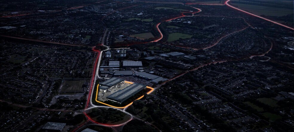 Winchester Rd, Basingstoke to rent - Aerial - Image 3 of 3