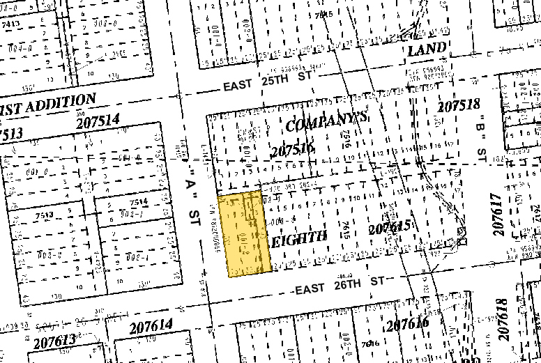 101 E 26th St, Tacoma, WA for rent - Plat Map - Image 2 of 17