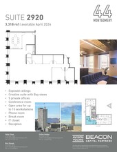 44 Montgomery St, San Francisco, CA for rent Floor Plan- Image 1 of 6