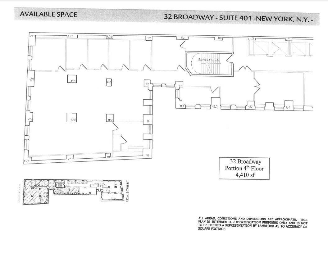 32 Broadway, New York, NY for rent Floor Plan- Image 1 of 1