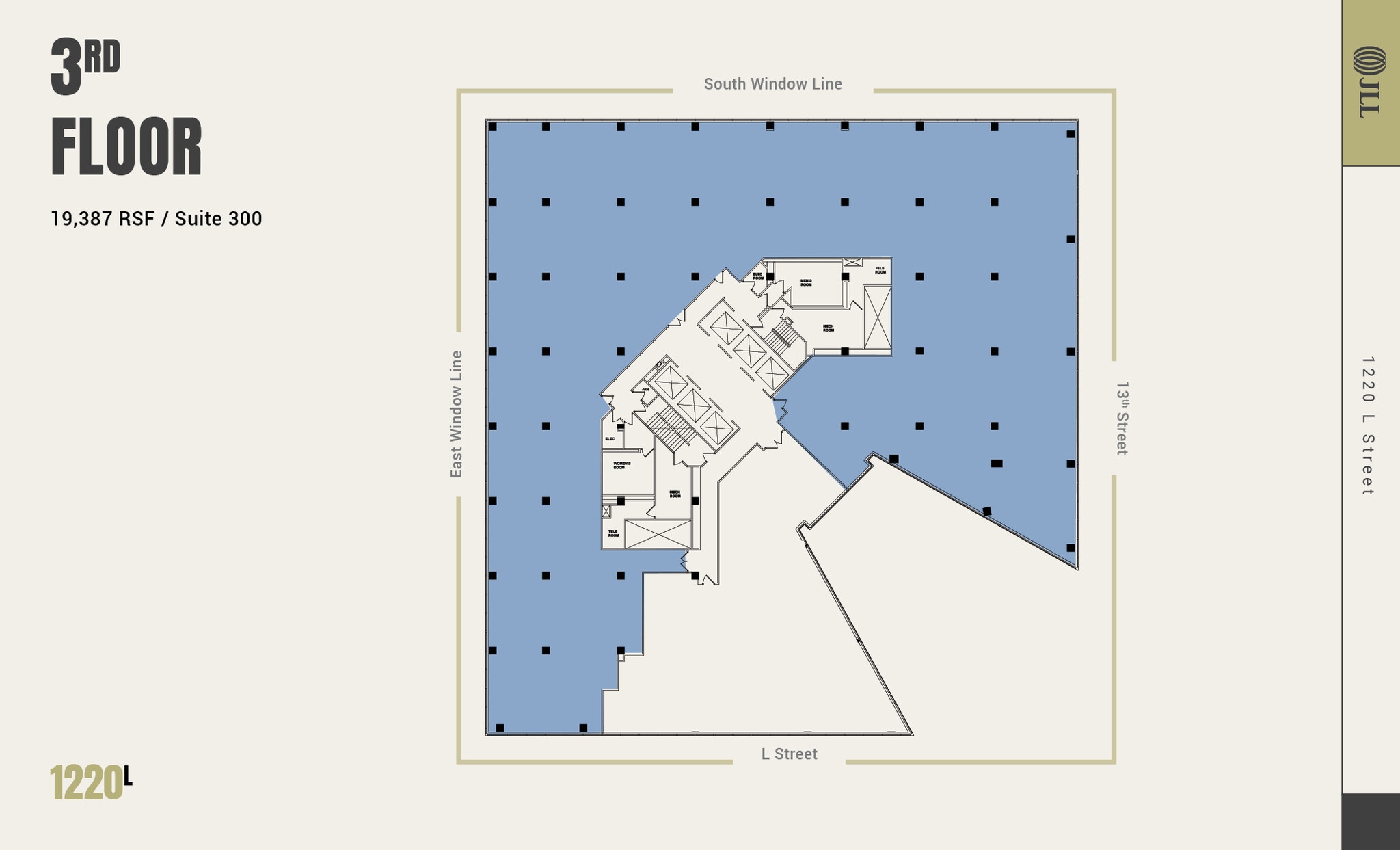 1220 L St NW, Washington, DC to rent Floor Plan- Image 1 of 1