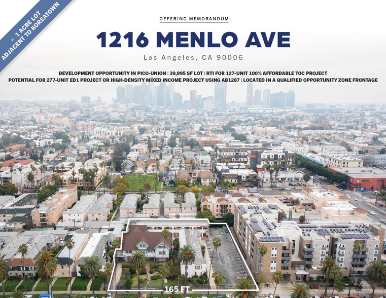 1216 Menlo Ave, Los Angeles, CA for sale - Building Photo - Image 1 of 6