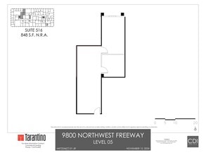 9800 Northwest Fwy, Houston, TX to rent Site Plan- Image 1 of 1