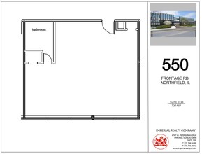 540-550 W Frontage Rd, Northfield, IL for rent Floor Plan- Image 1 of 2