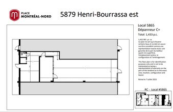 5805-5879 Boul Henri-Bourassa E, Montréal, QC for rent Typical Floor Plan- Image 2 of 3