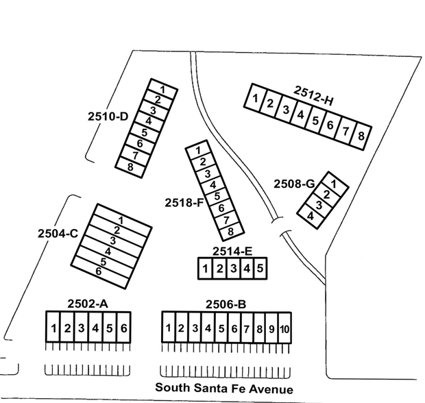 2518 S Santa Fe Ave, Vista, CA for rent - Site Plan - Image 2 of 2