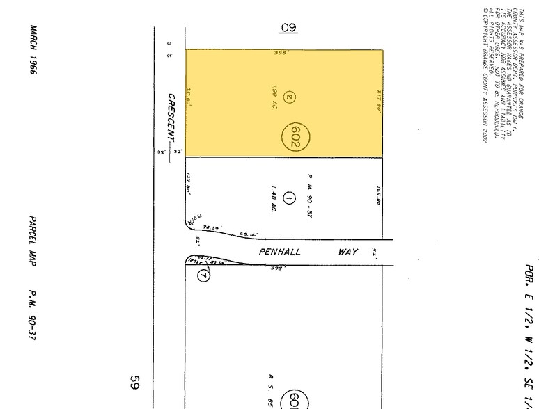 320 N Crescent Way, Anaheim, CA for rent - Plat Map - Image 3 of 3