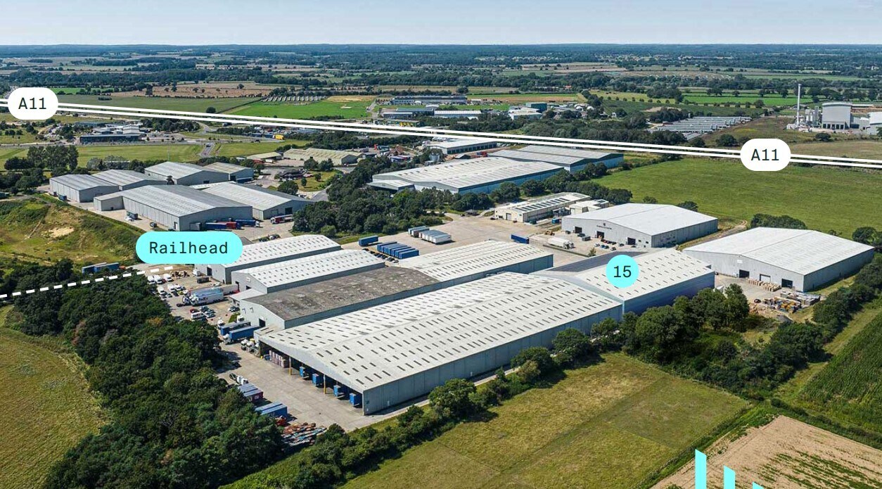 Harling Rd, Norwich for sale Aerial- Image 1 of 1