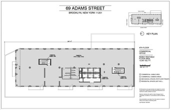 69 Adams St, Brooklyn, NY for rent Floor Plan- Image 1 of 8