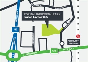 Northway Ln, Tewkesbury to rent Map- Image 2 of 2