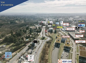 334 Chemin De Champivost, Limonest, RHO - AERIAL  map view