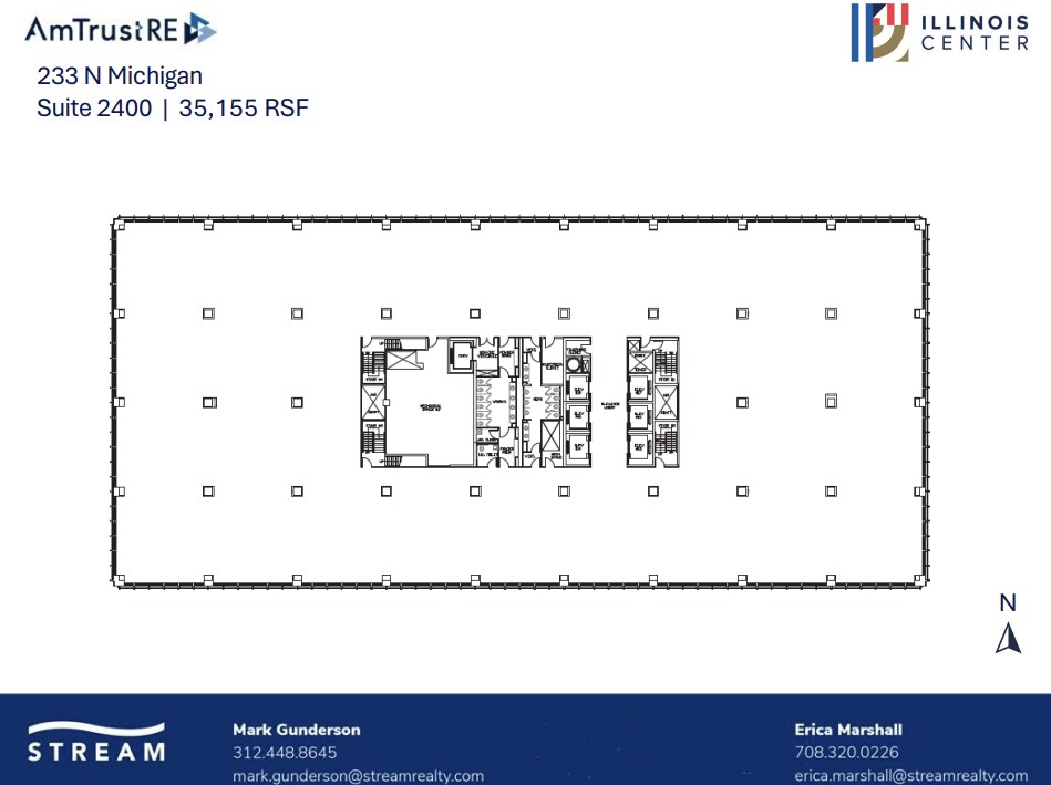 233 N Michigan Ave, Chicago, IL to rent Floor Plan- Image 1 of 1