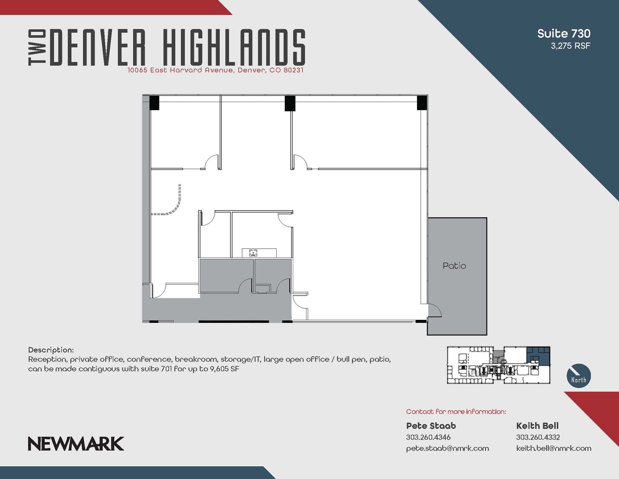 10375 E Harvard Ave, Denver, CO to rent Floor Plan- Image 1 of 1