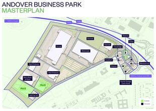 Andover Business Park, Andover for rent Site Plan- Image 2 of 2